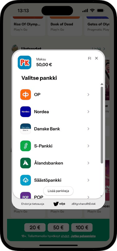 Rekisteröityminen Pelikioski Casinolle